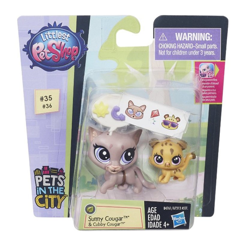 Anh em báo sư tử Sunny và Cubby LITTLEST PET SHOP A7313
