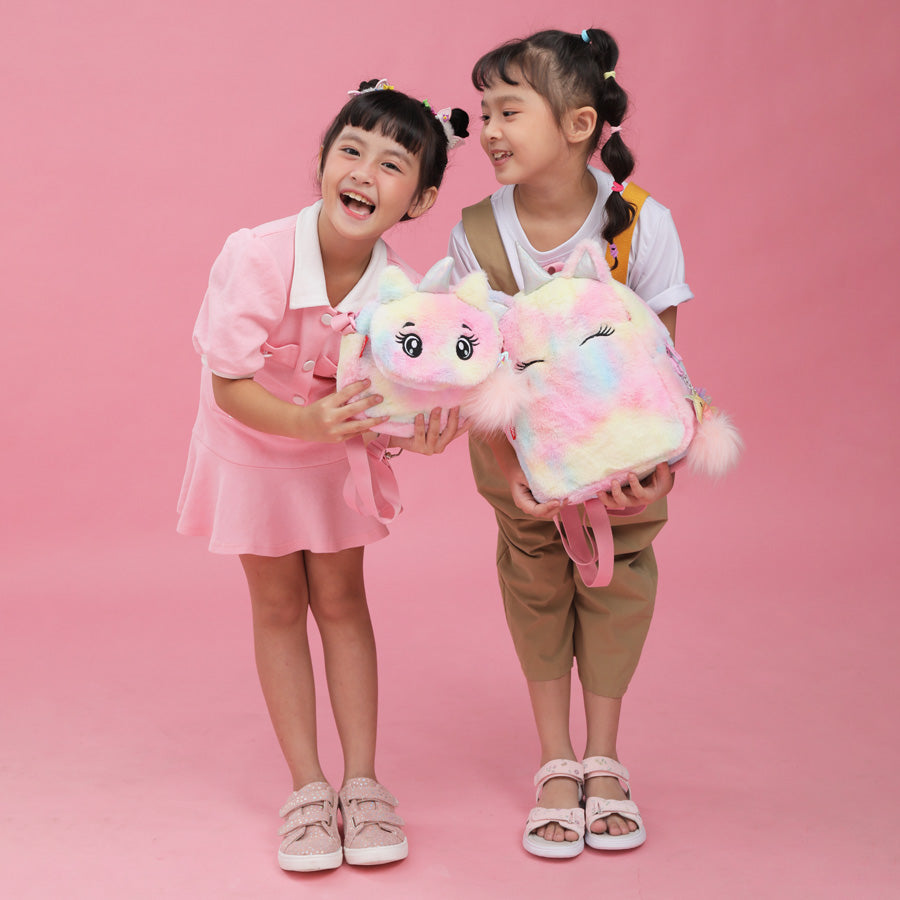 Ba lô Rainbow - Fluffy Galaxy CLEVERHIPPO BH2203
