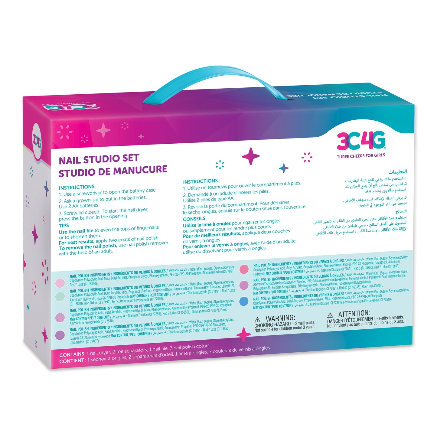 Bộ Sơn Móng Tay Kèm Máy Làm Khô MAKE IT REAL 43235MIR