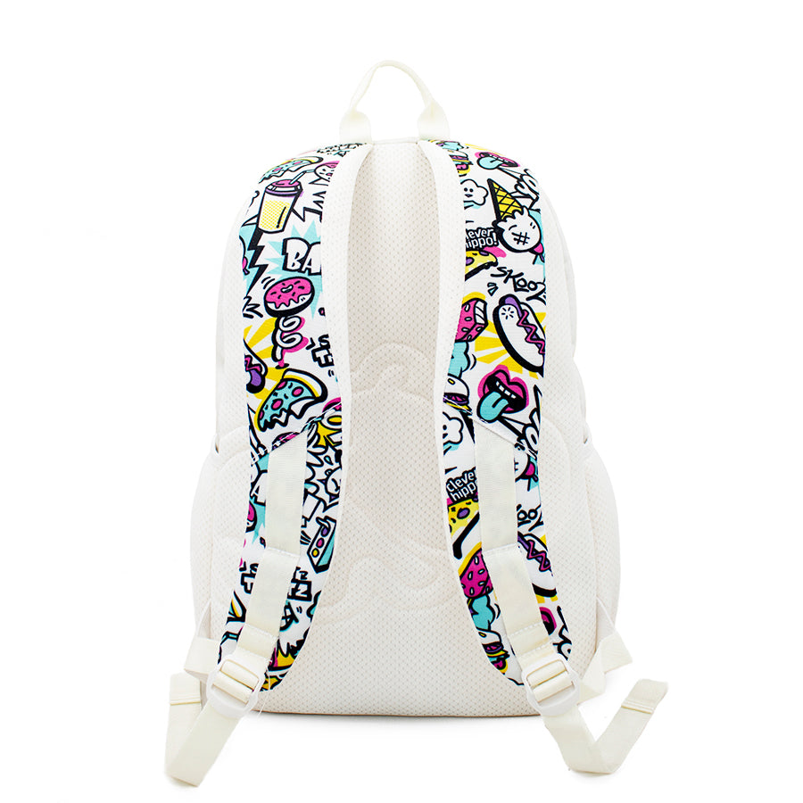 Ba lô Urban - Street Style Trắng CLEVERHIPPO BST6202