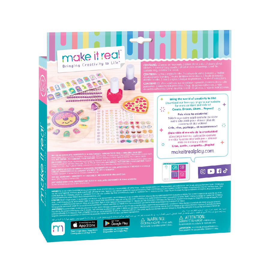 Bộ Sơn Móng Bữa Tiệc Lấp Lánh MAKE IT REAL 2306MIRA
