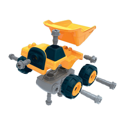 Bộ đồ chơi lắp ráp Vecto DIY-Xe ủi, xe ben,nón và phụ kiện VECTO VT1039