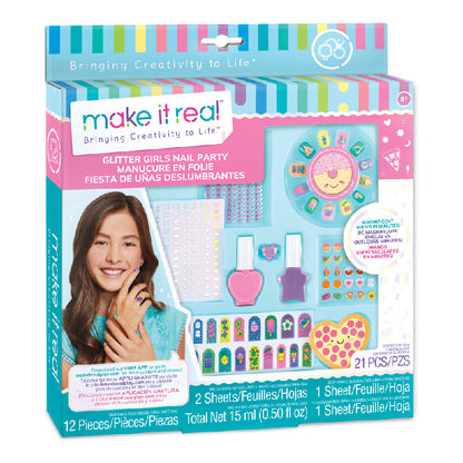 Bộ sơn móng tay lấp lánh MAKE IT REAL 2306MIRA