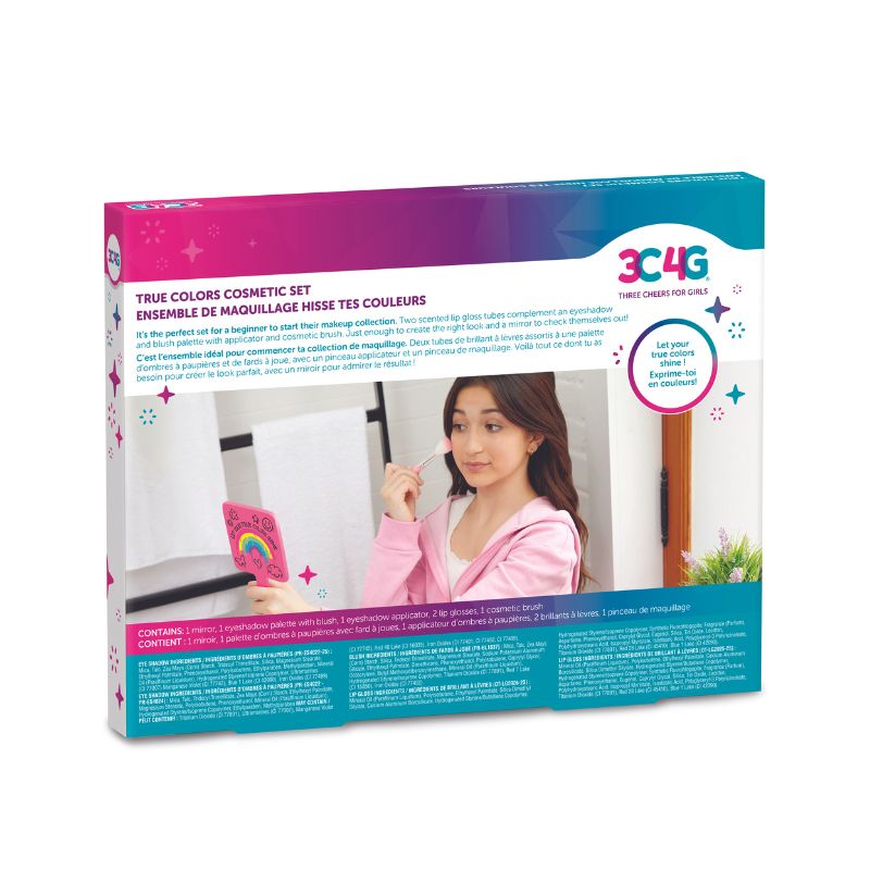 Bộ gương và set trang điểm họa tiết mini MAKE IT REAL 10046