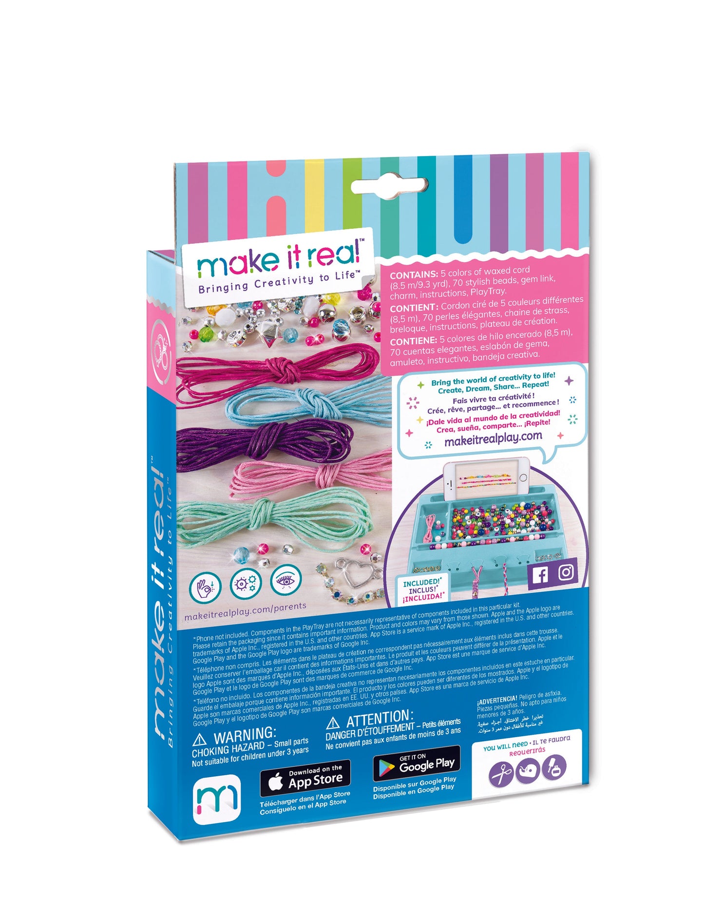 Bộ thiết kế vòng tay cầu vồng MAKE IT REAL 1206MIR