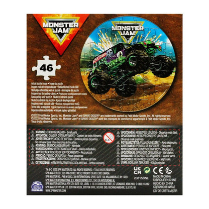 Bộ xếp hình 46 miếng theo shape - Monster Jam SPIN GAMES 20140868