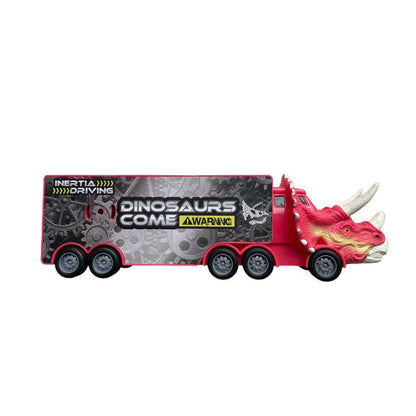 Biệt đội xe tải giải cứu khủng long đỏ DINOS PARTY 1322A
