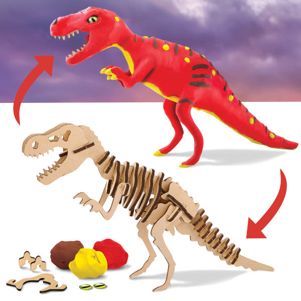 Bộ lắp ráp và tạo hình hóa thạch khủng long – T.Rex STEAM 1423005911