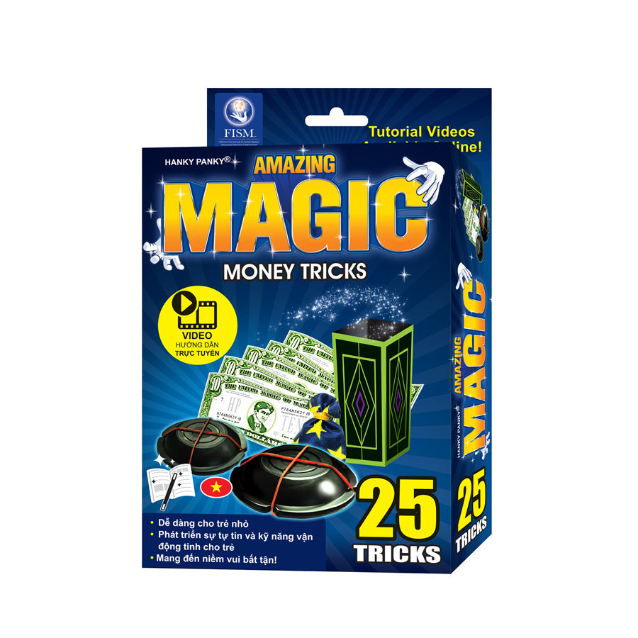 Bộ 25 trò ảo thuật hấp dẫn cùng Tờ tiền ma thuật Hanky Panky HP1540
