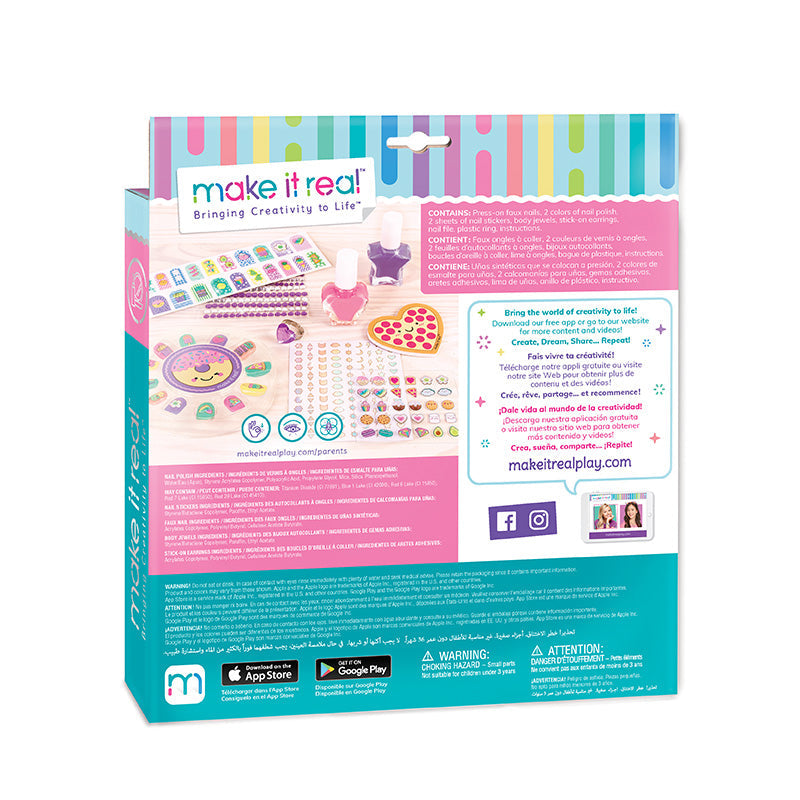 Bộ sơn móng tay lấp lánh MAKE IT REAL 2306MIR0325