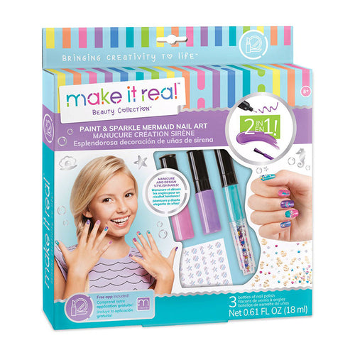 Bộ sơn móng tay nàng tiên cá MAKE IT REAL 2324MIRA