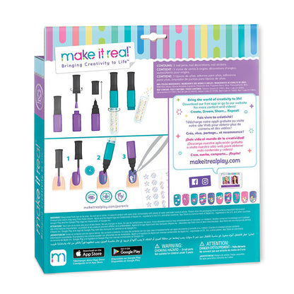 Bộ sơn móng tay nàng tiên cá MAKE IT REAL 2324MIR0724
