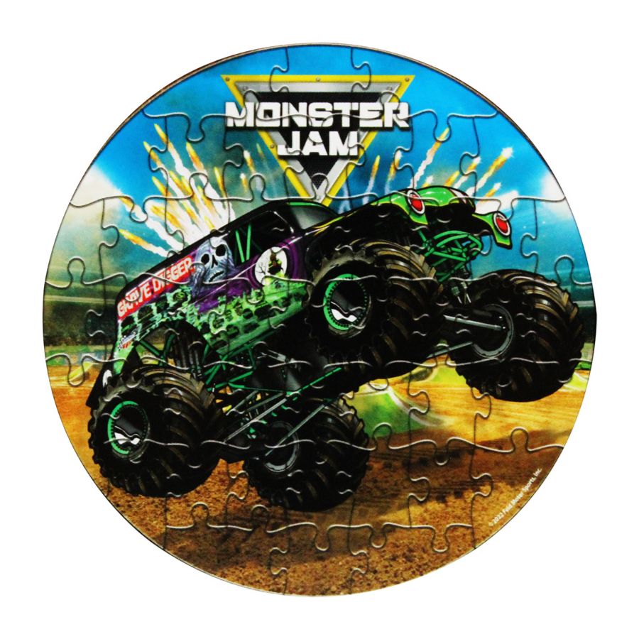 Bộ xếp hình 46 miếng theo shape - Monster Jam SPIN GAMES 20140868