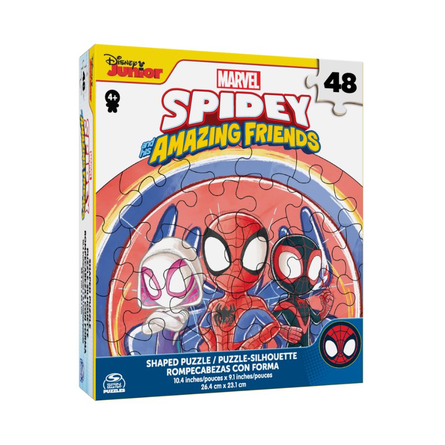 Bộ xếp hình 48 miếng theo shape - Spiderman SPIN GAMES 20140887