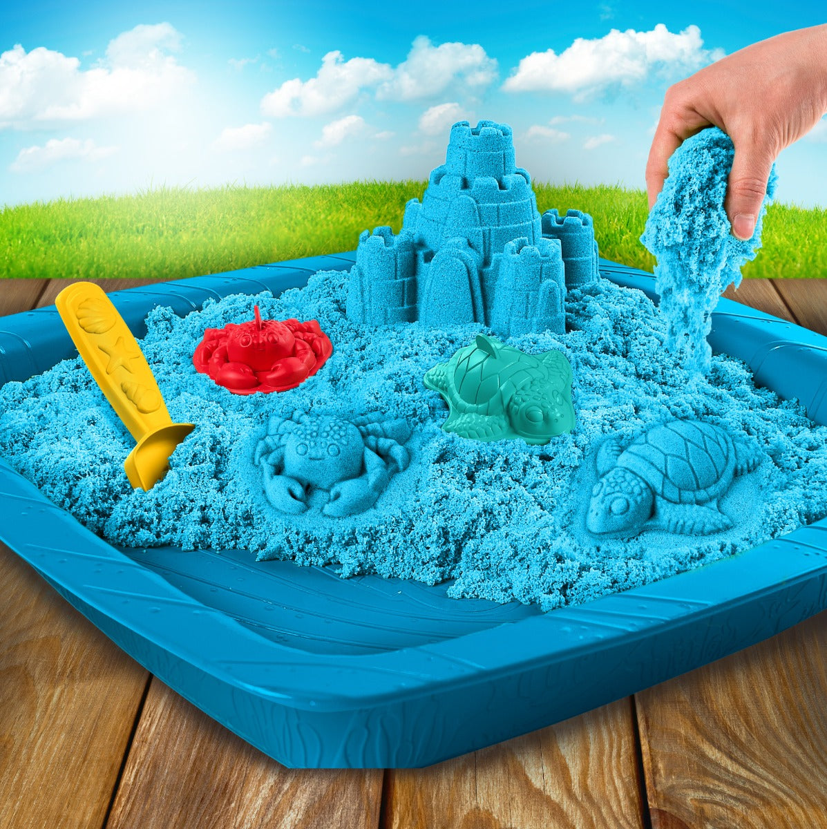 Bộ cát, dụng cụ và khay chơi cát KINETIC SAND 6024397