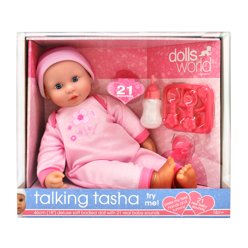 Bé Tasha tập nói DOLLSWORLD DW60290