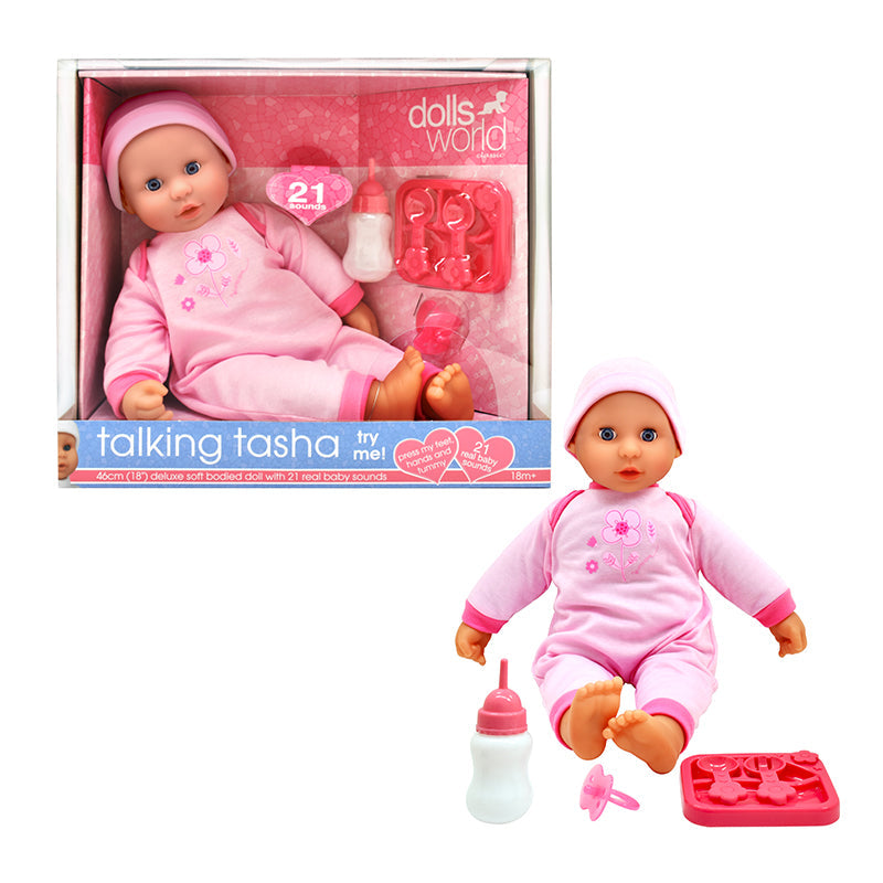 Bé Tasha tập nói DOLLSWORLD DW60290