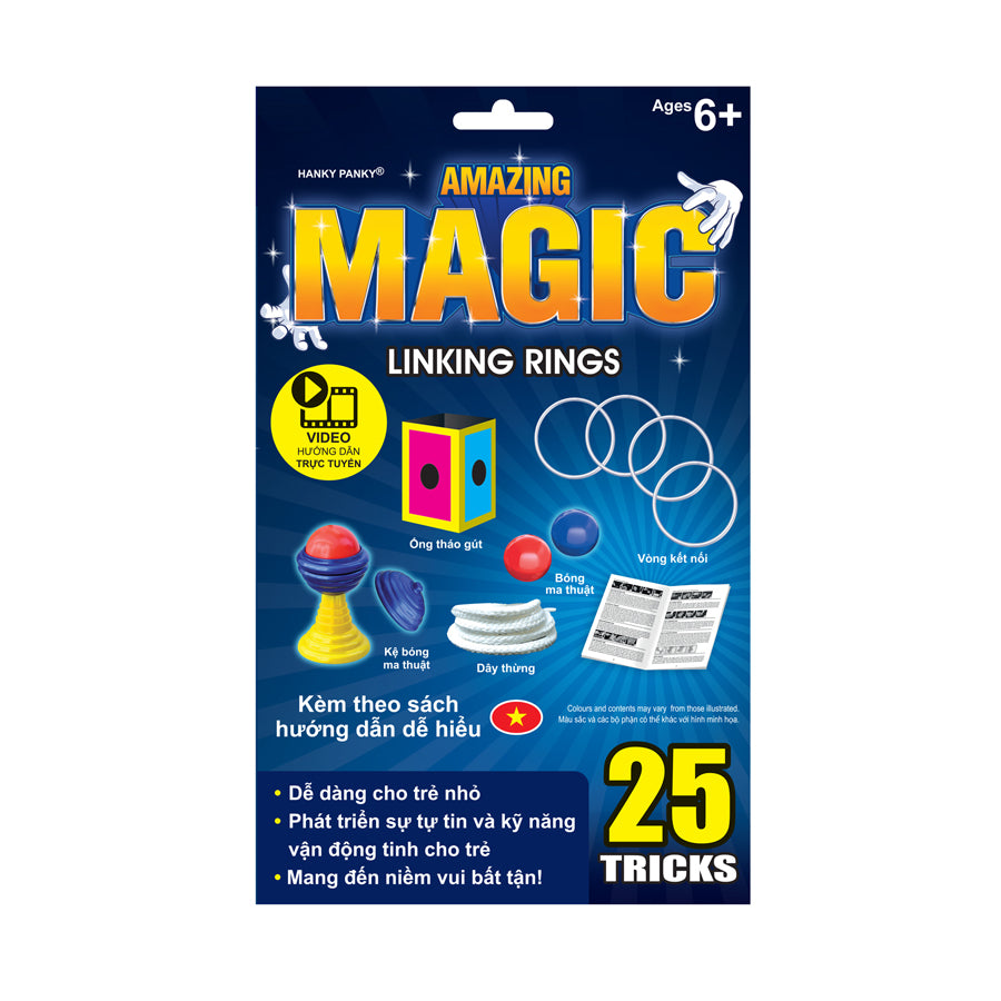 Bộ 25 trò ảo thuật hấp dẫn cùng Những chiếc vòng Hanky Panky HP1540