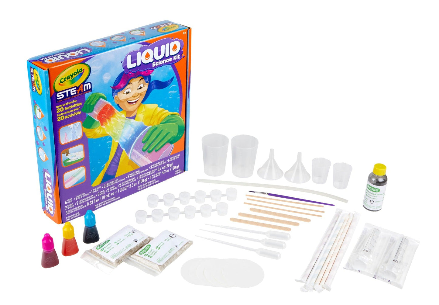 Bộ đồ chơi em yêu khoa học - Khám phá chất lỏng CRAYOLA 747402