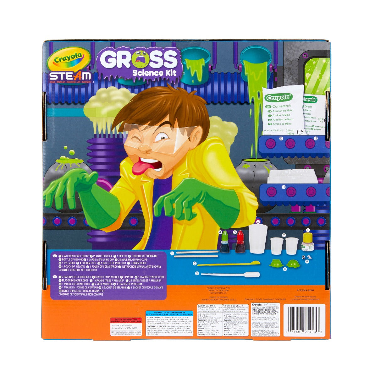 Bộ đồ chơi em yêu khoa học - Chế tạo vật thể kì quái CRAYOLA 747403