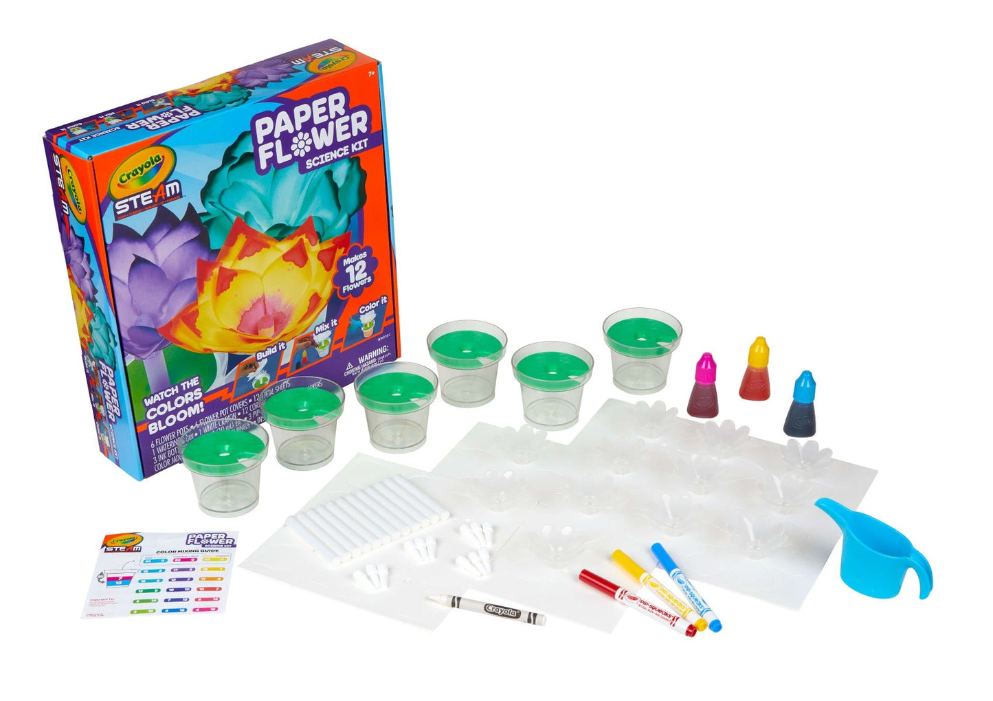 Bộ đồ chơi em yêu khoa học - chế tạo bông hoa kỳ diệu CRAYOLA 747409