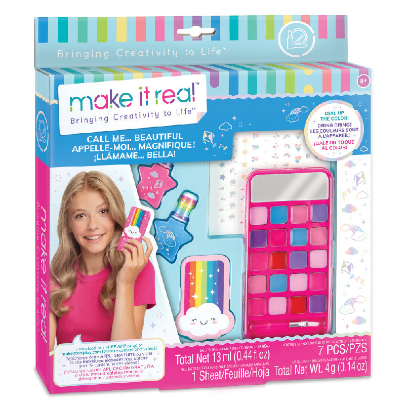 Bộ Trang Điểm Và Làm Móng Hình Điện Thoại Xinh MAKE IT REAL 2307MIR