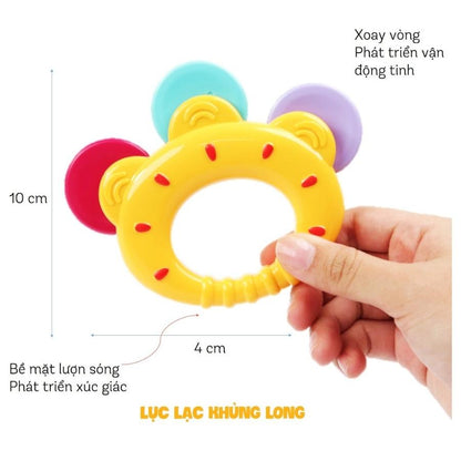 Bộ lục lạc 6 món cho bé PEEK A BOO 939A
