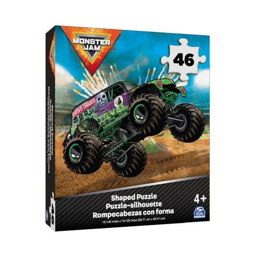 Bộ xếp hình 46 miếng theo shape - Monster Jam SPIN GAMES 20140868