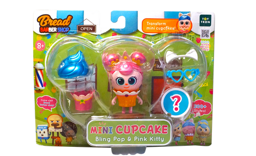 Bánh Mini Cupcake - Bling Pop và Pink Kitty BREAD BARBERSHOP BB32777