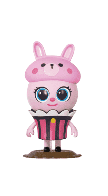 Bánh Mini Cupcake - Kitty và Bunny BREAD BARBERSHOP BB32790