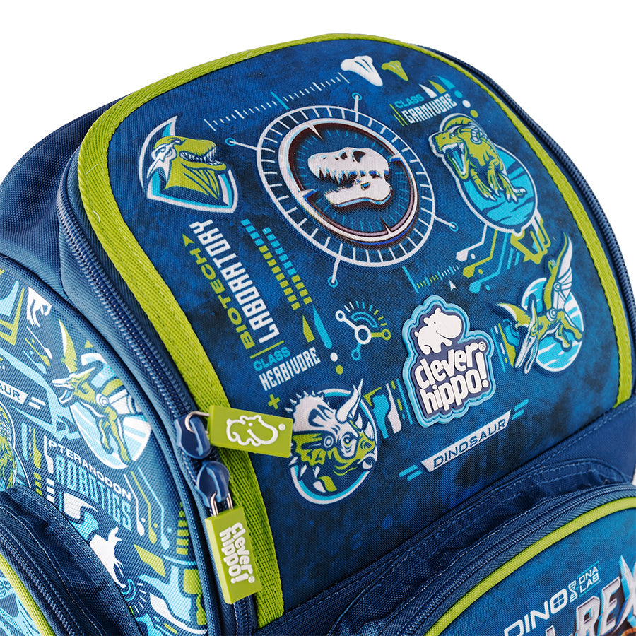 Ba lô Fancy Mech-Rex Dino Xanh CLEVERHIPPO BD1222