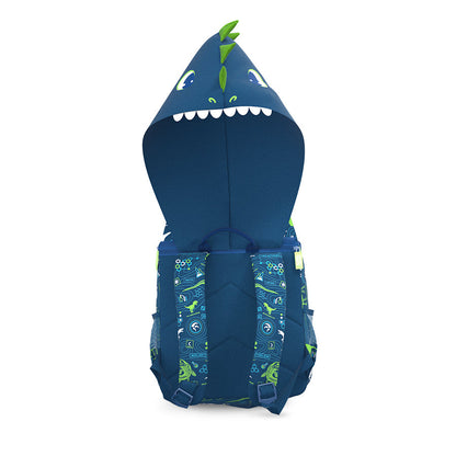 Ba lô Hoodie - Khủng long Siêu Đẳng Xanh dương CLEVERHIPPO BD3106