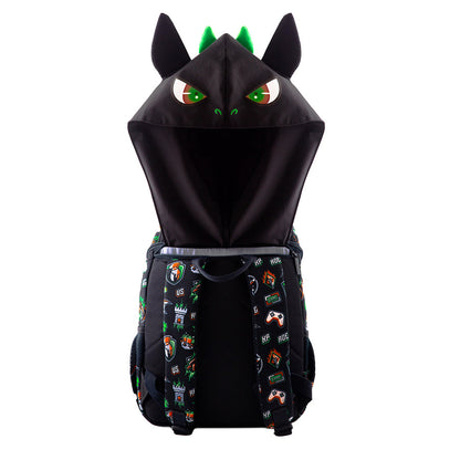 Ba lô Hoodie Dragon Gaming Đen CLEVERHIPPO BG3107
