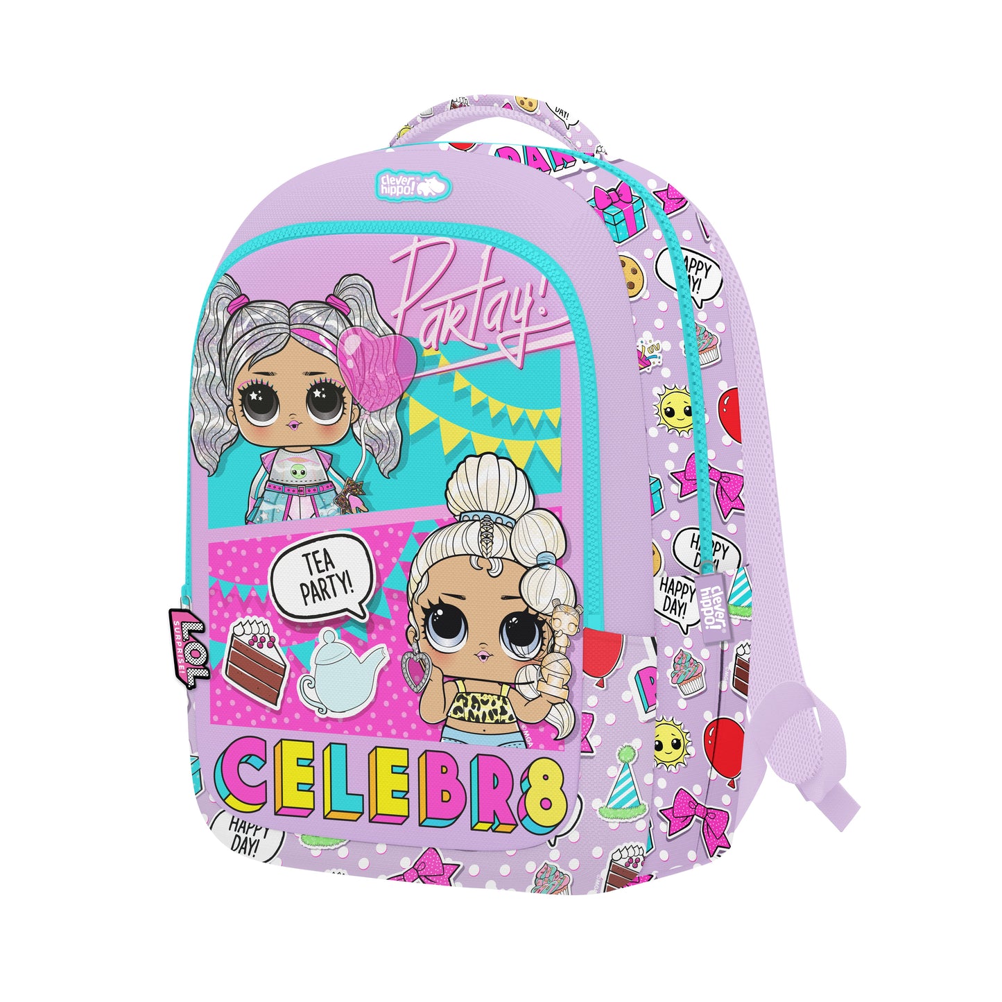 Ba lô Easy Go - L.O.L present Surprise Tím CLEVERHIPPO BL0108