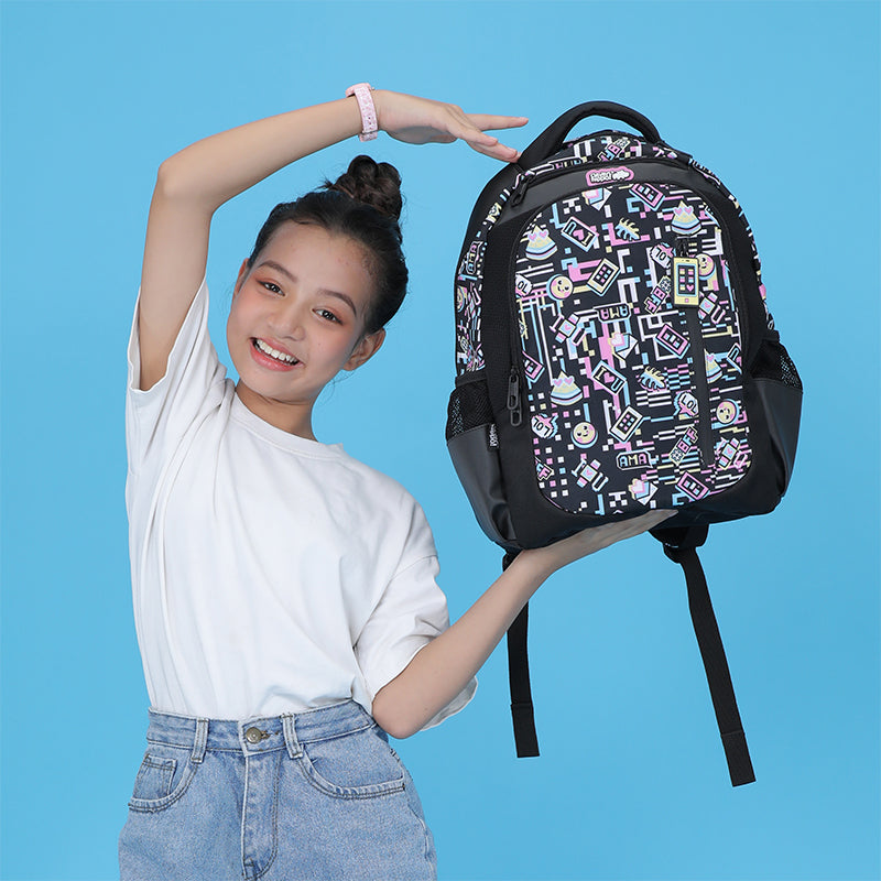 Ba lô Zipit Emoji World Đen CLEVERHIPPO BM9205
