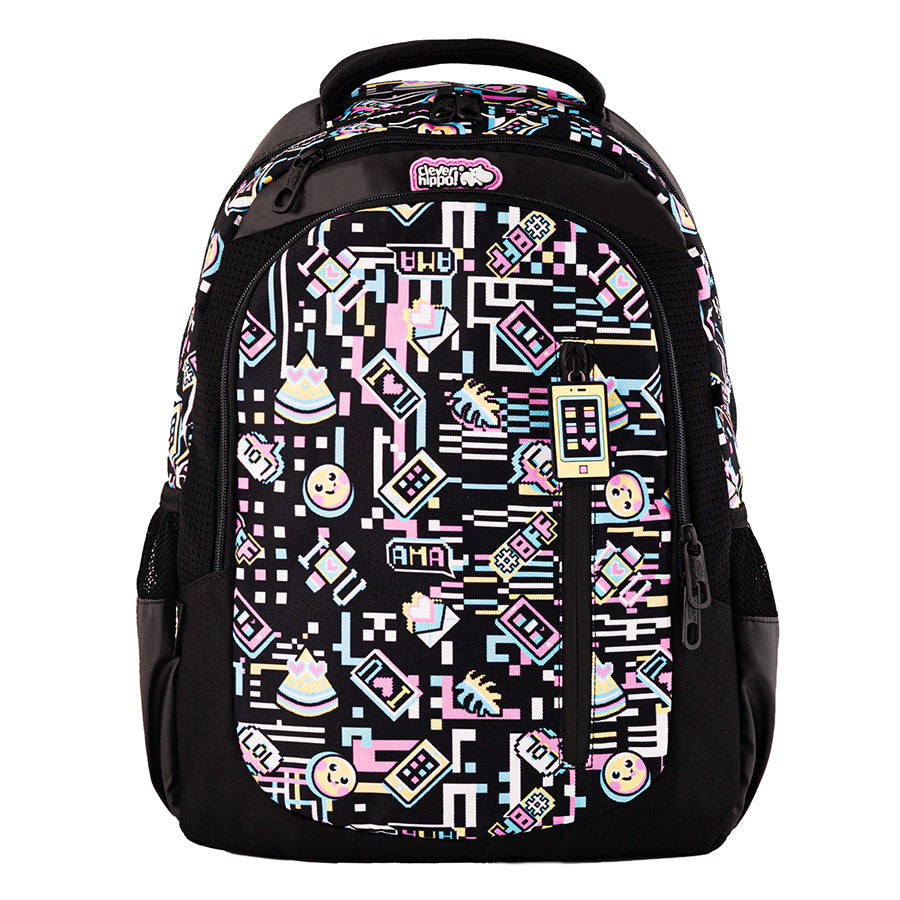 Ba lô Zipit Emoji World Đen CLEVERHIPPO BM9205