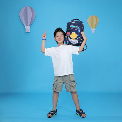 Ba lô Easy Go Space Adventure Xanh CLEVERHIPPO BS0114