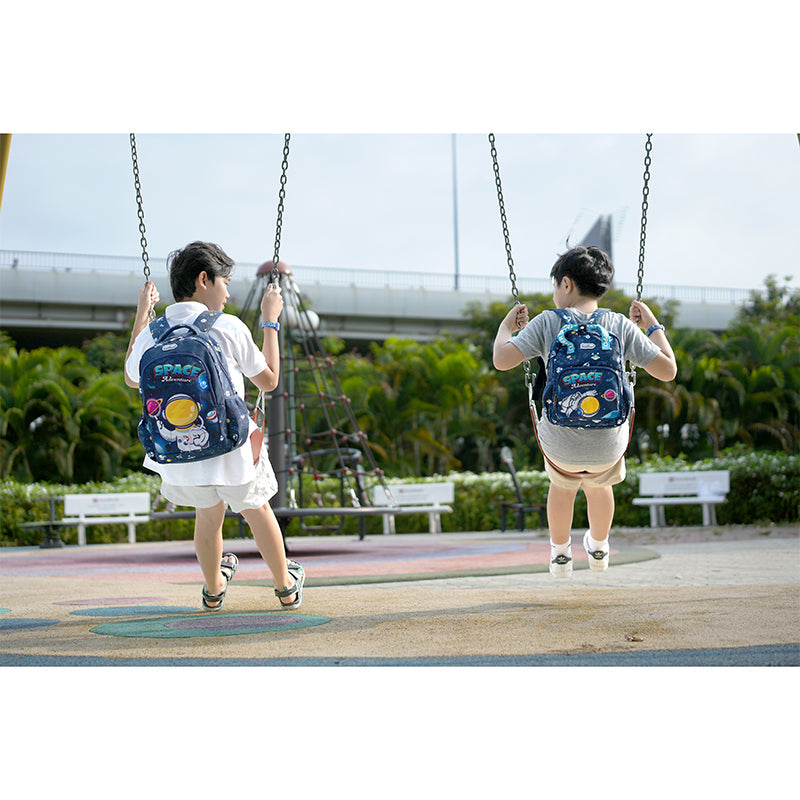 Ba lô Easy Go Space Adventure Xanh CLEVERHIPPO BS0114