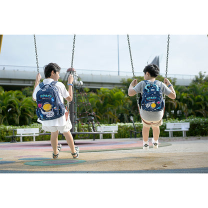 Ba lô Easy Go Space Adventure Xanh CLEVERHIPPO BS0114