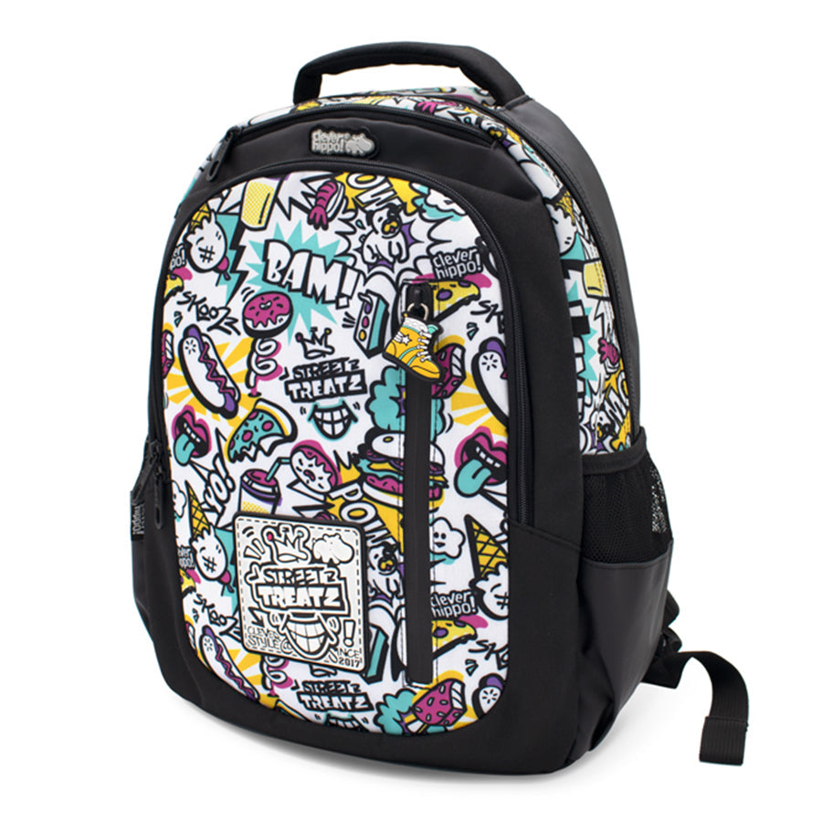 Ba lô Zipit - Street Style Trắng CLEVERHIPPO BST9204