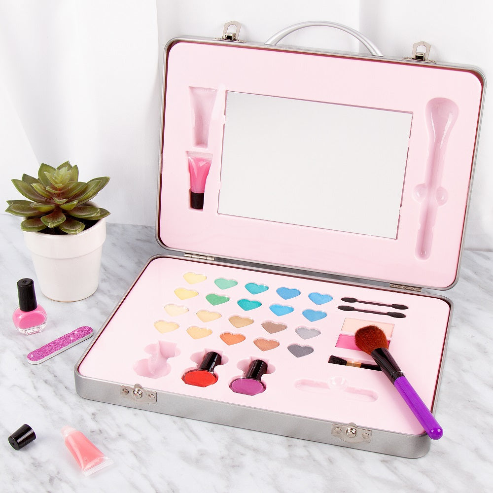Bộ Dụng Cụ Trang Điểm Màu Hồng Sành Điệu MAKE IT REAL 2506MIRA