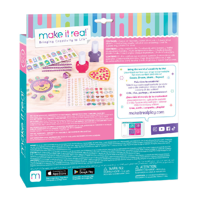 Bộ sơn móng tay lấp lánh MAKE IT REAL 2306MIRA