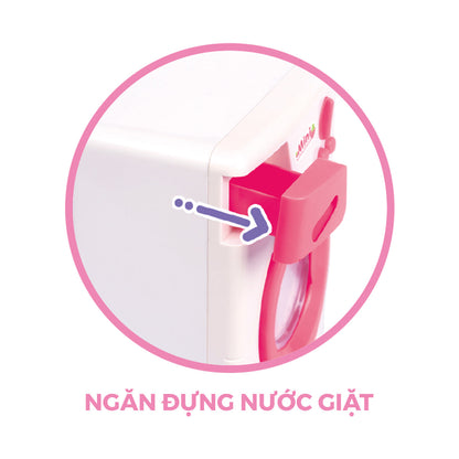 Bộ Đồ Chơi Máy Giặt Hiện Đại và Phụ Kiện Quần Áo SWEET HEART SH8604
