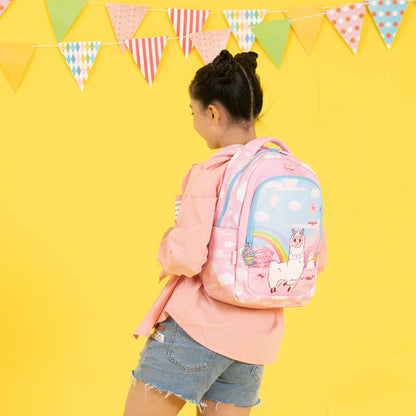 Ba lô Easy Go - Alpaca Tinh Nghịch Hồng CLEVERHIPPO BA0109