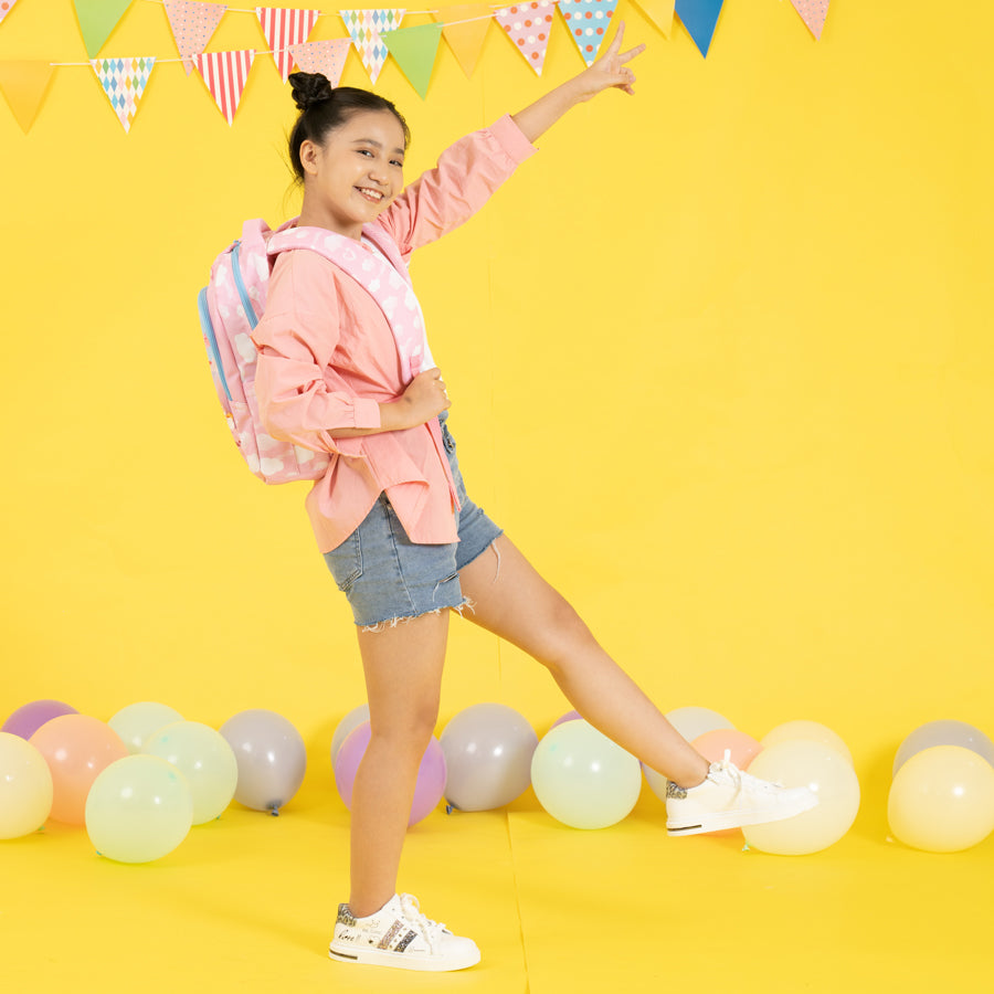Ba lô Easy Go - Alpaca Tinh Nghịch Hồng CLEVERHIPPO BA0109