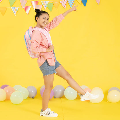 Ba lô Easy Go - Alpaca Tinh Nghịch Hồng CLEVERHIPPO BA0109