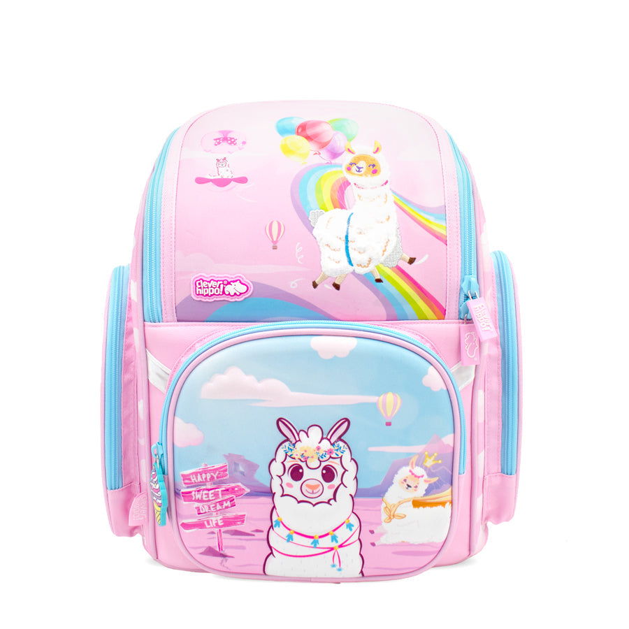 Ba lô Fancy - Alpaca Tinh Nghịch Hồng CLEVERHIPPO BA1215