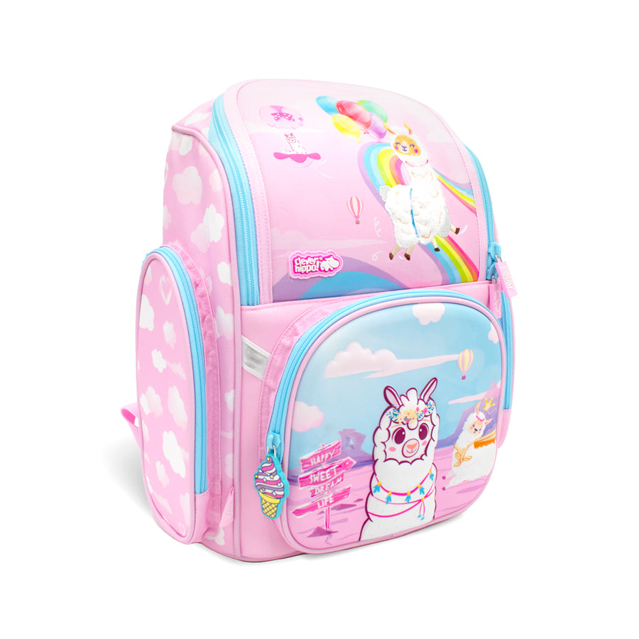 Ba lô Fancy - Alpaca Tinh Nghịch Hồng CLEVERHIPPO BA1215