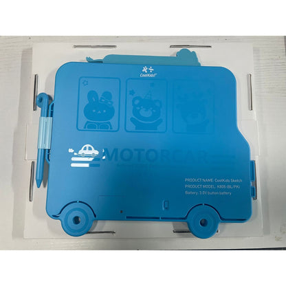 Bảng Vẽ Thông Minh 8" Mực Đa Sắc - Xe Bus Xanh COOLKIDS K806