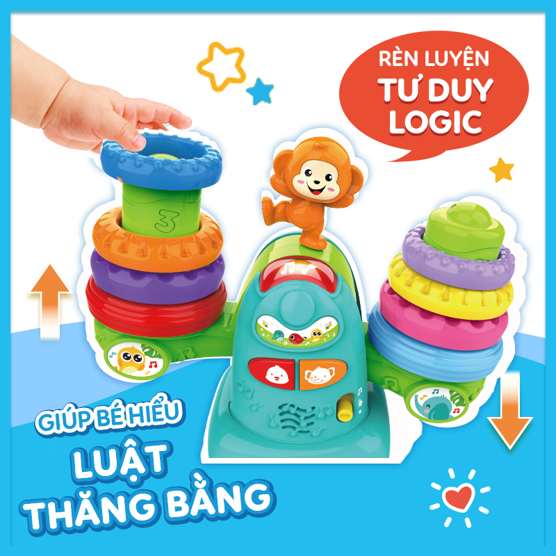 Bộ thăng bằng rừng xanh PEEK A BOO 9929